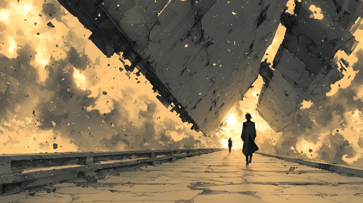 Chapter 11: Ghosts in the Machine art inspired by Yoji Shinkawa