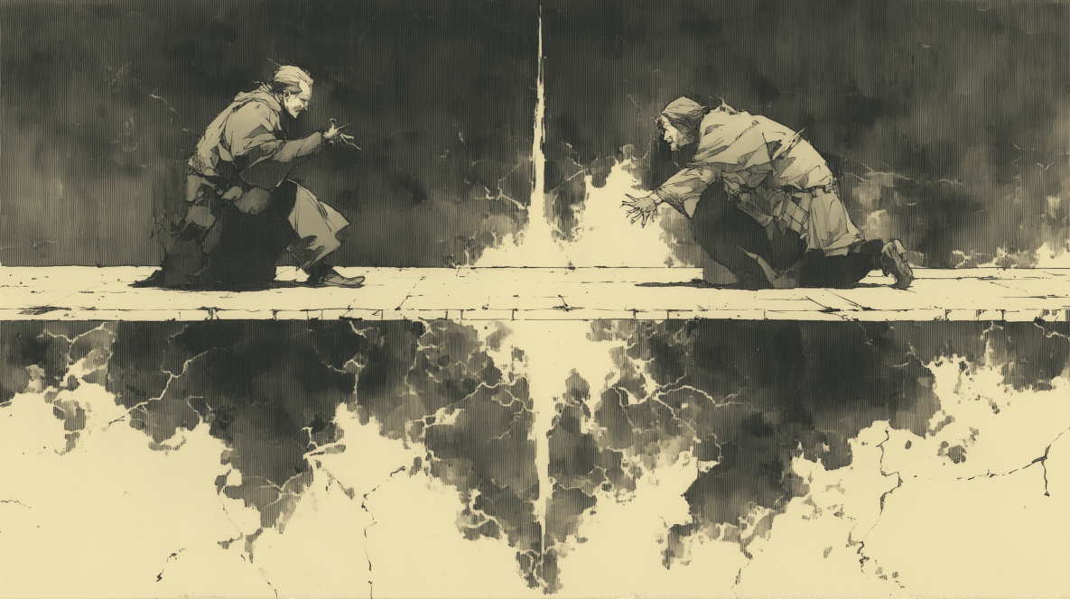 Chapter 15: Static art inspired by Yoji Shinkawa