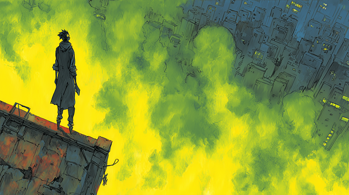 Chapter 26: A New Guardian art inspired by Yoji Shinkawa